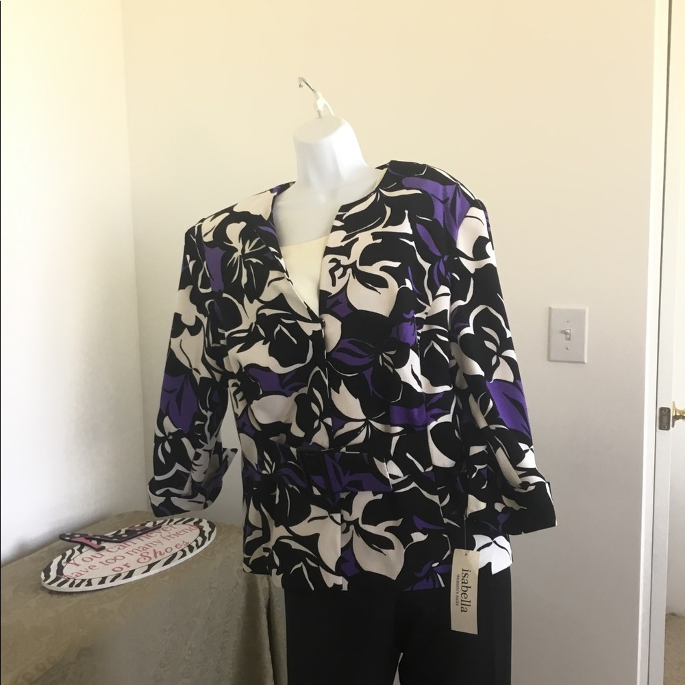 Multicolored flowered jacket